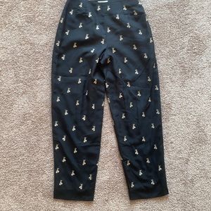 Talbots women’s silk pants with tassel print